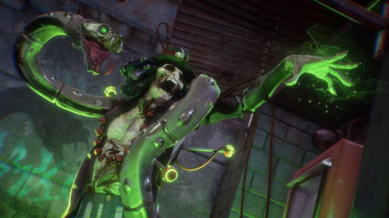 Kulev is a snaky character in Bleeding Edge.