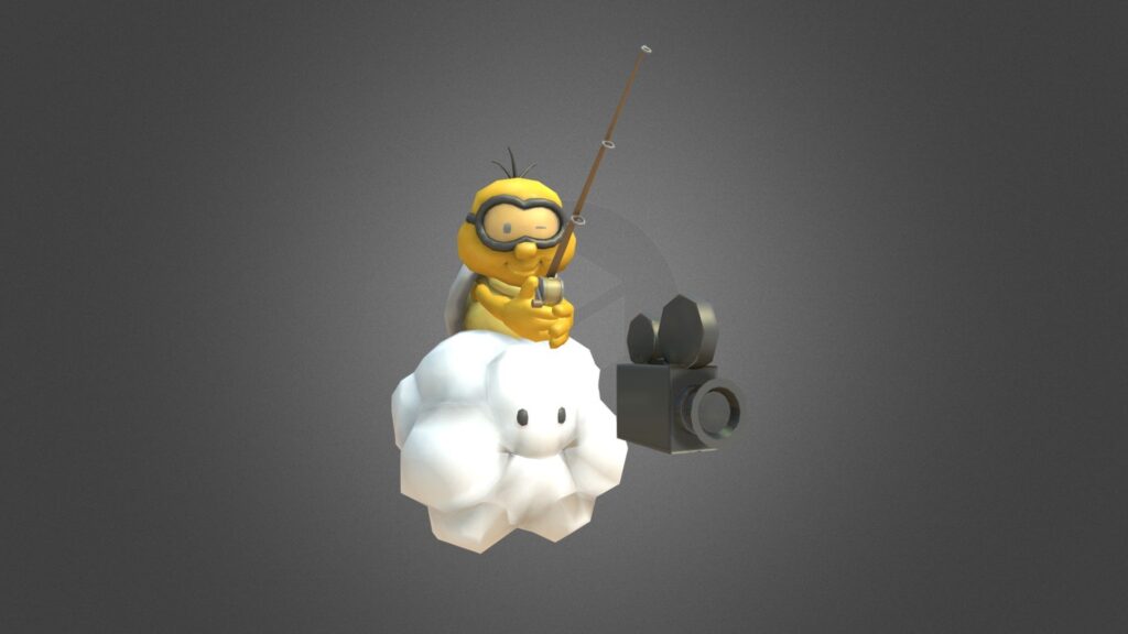 Lakitu is for illustration purposes only.