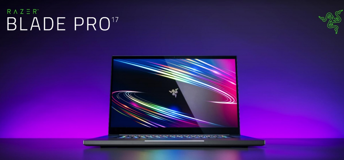 Razer Blade Pro 17 gaming laptop.