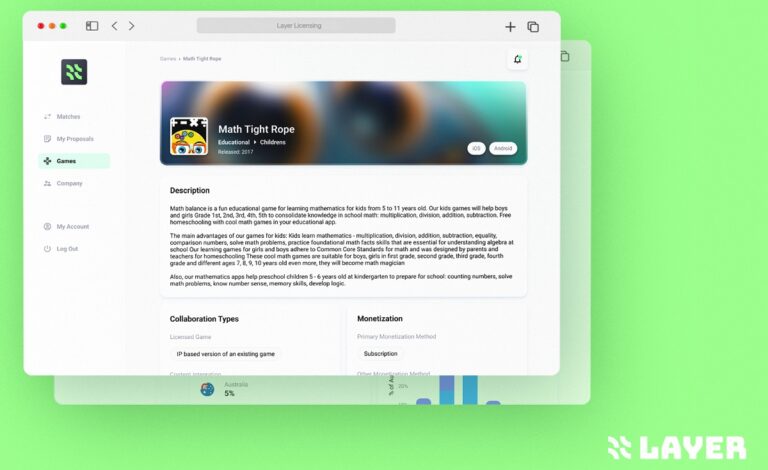 Layer simplifies brand licensing for game developers and publishers.
