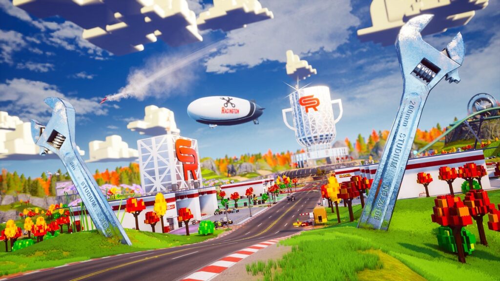 Lego 2K Drive is an open world driving game.