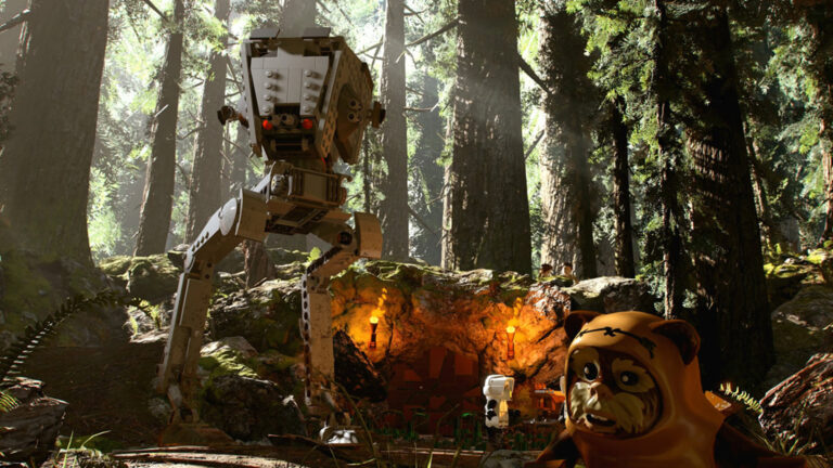 Run, little Ewok!