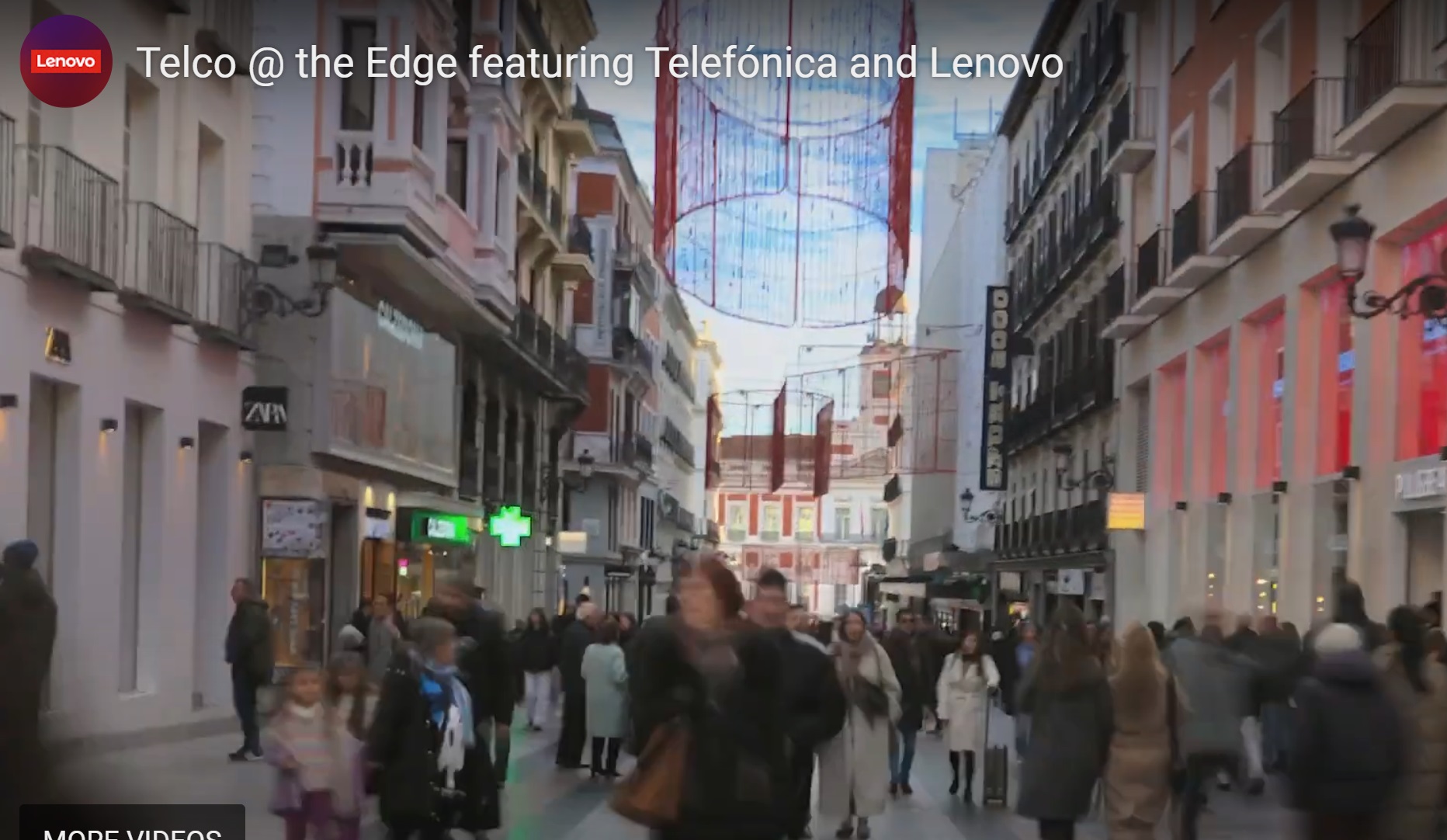 Lenovo has teamed up with Telefonica.