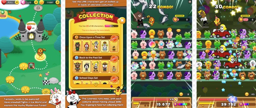 Line games