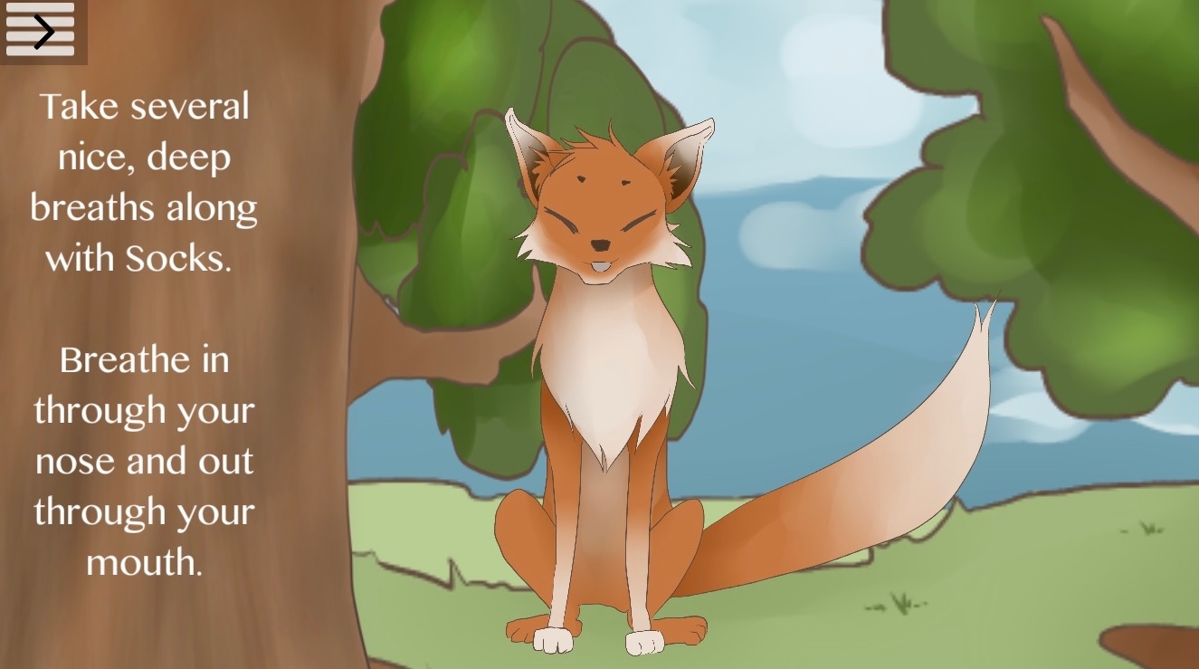 Socks the fox is a zen master.