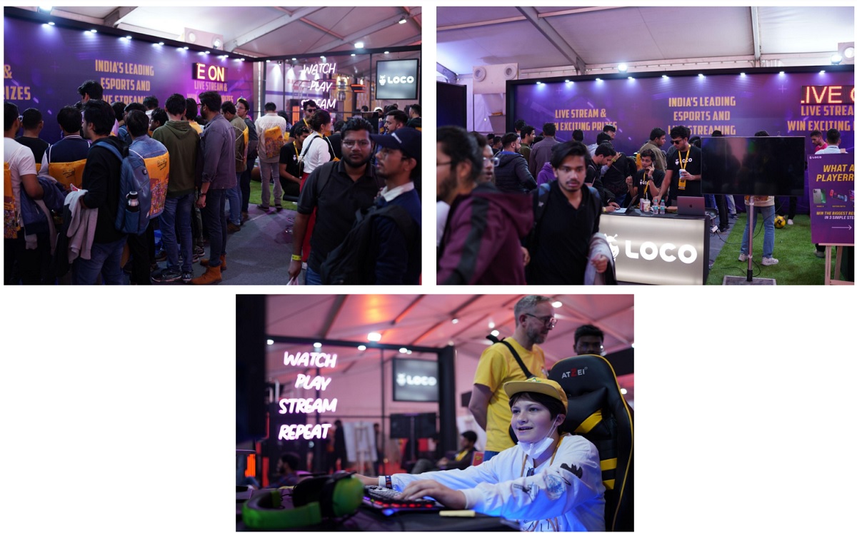 Loco streams at Comic Con in Mumbai.