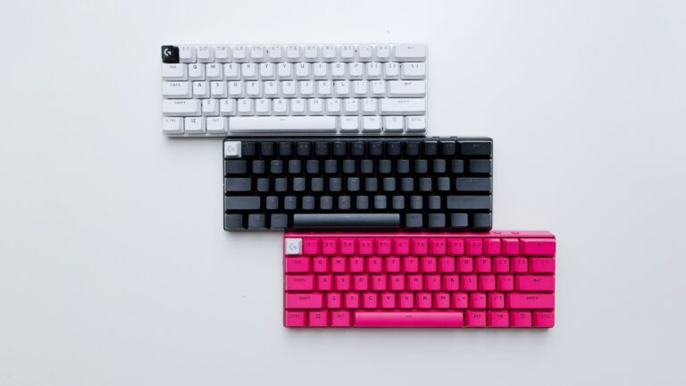 Logitech Nerv keyboards come in three colors.