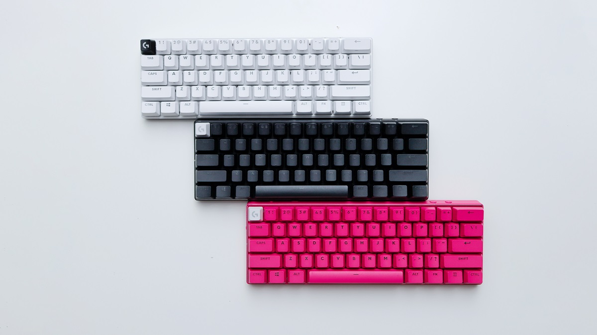 Logitech Nerv keyboards come in three colors.