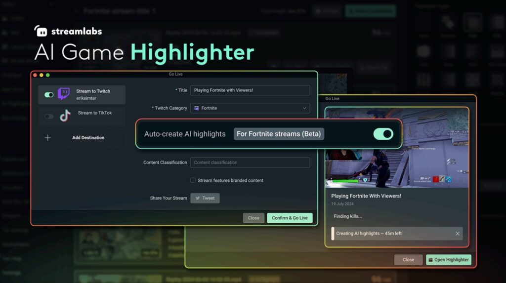 Logitech has an AI Game Highlighter for streamers.
