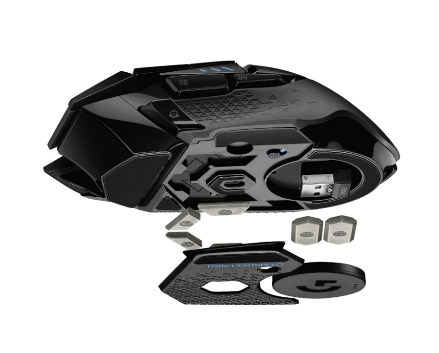 The Logitech G502 Wireless Gaming Mouse.