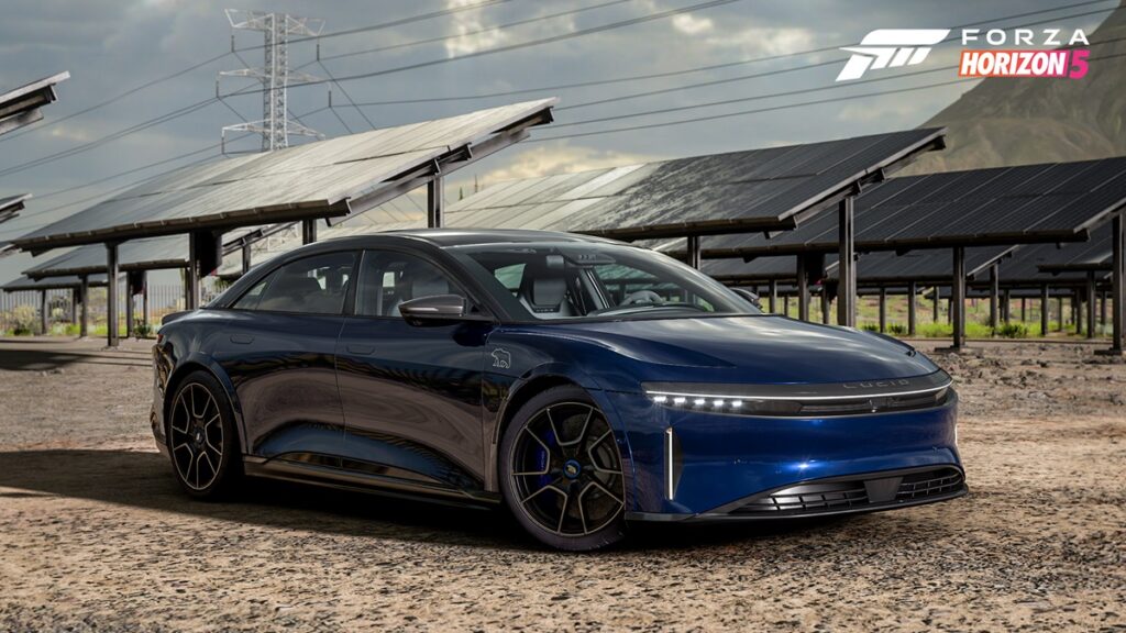 Lucid Air Sapphire in Forza Horizon 5.