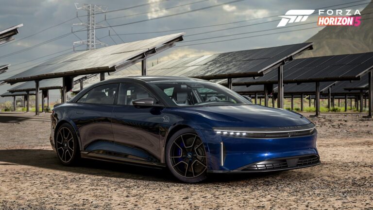 Lucid Air Sapphire in Forza Horizon 5.