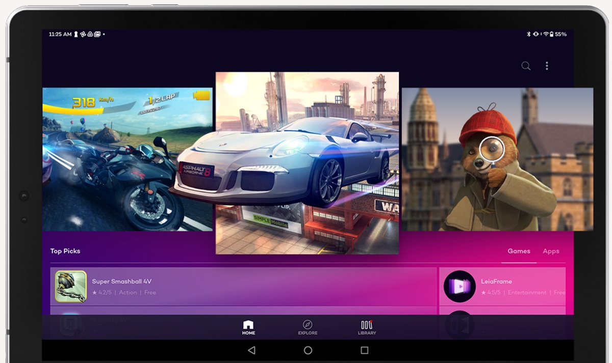 3D images pop out of the Lume Pad.