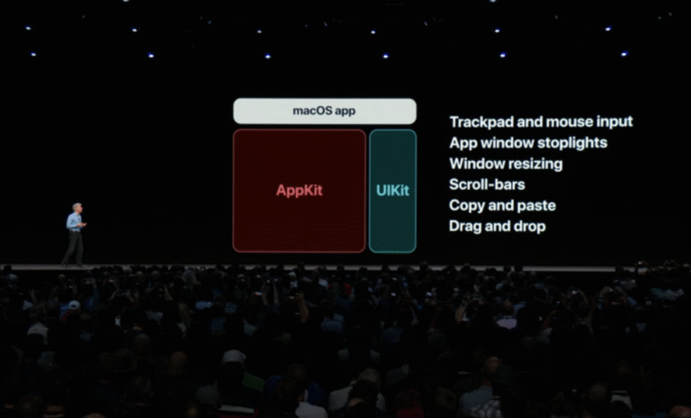 Apple's Craig Federighi discusses the process of porting an iOS app to macOS.