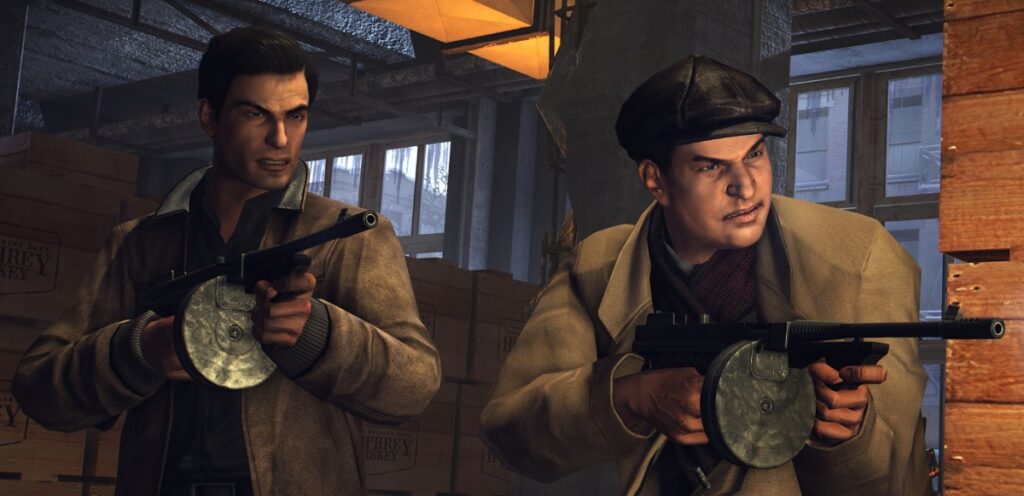 Vito Scaletta (left) is the main character of Mafia II: Definitive Edition.