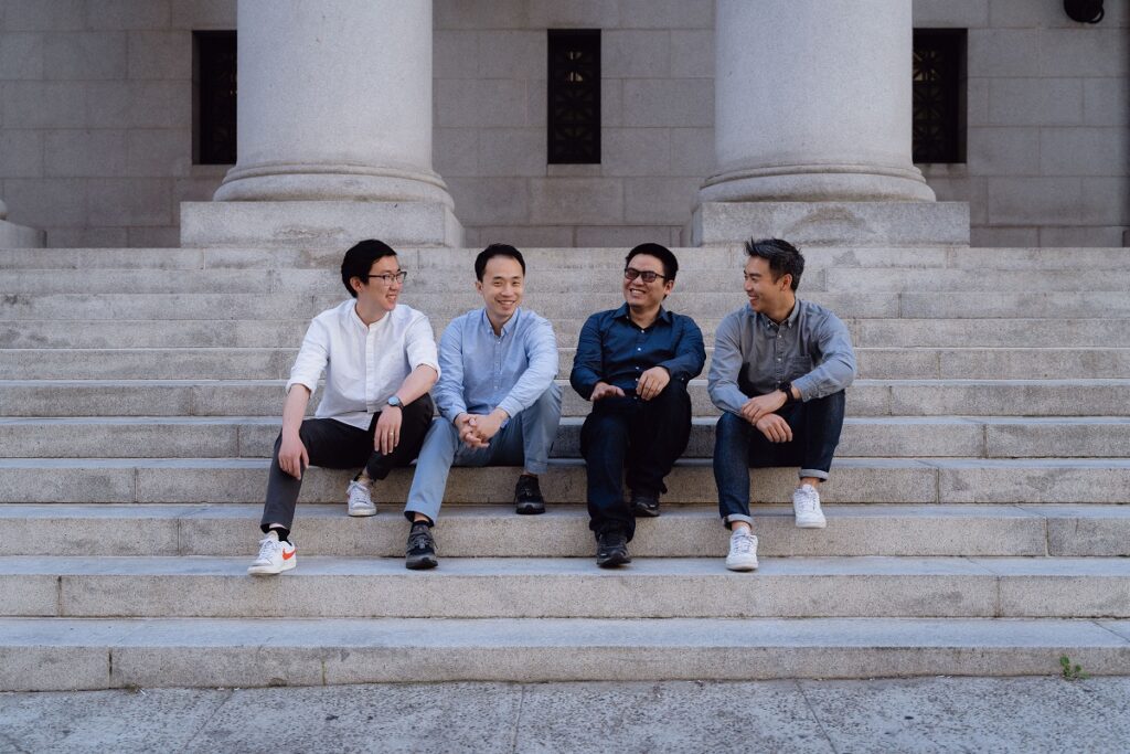 Magic Eden founders: Left to right -- Jack Lu (CEO), Sidney Zhang (CTO), Zhoujie Zhou (chief engineer), Zhuoxun Yin (chief operating officer).