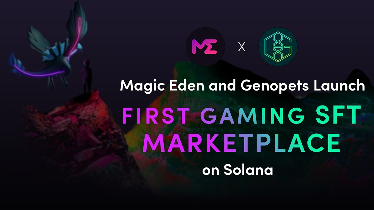 Magic Eden and Genopets have teamed up on SFTs.