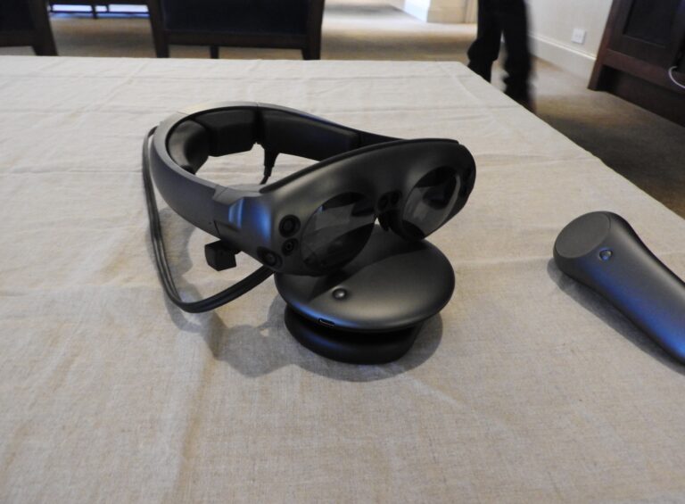 Magic Leap One Creator Edition up  close.