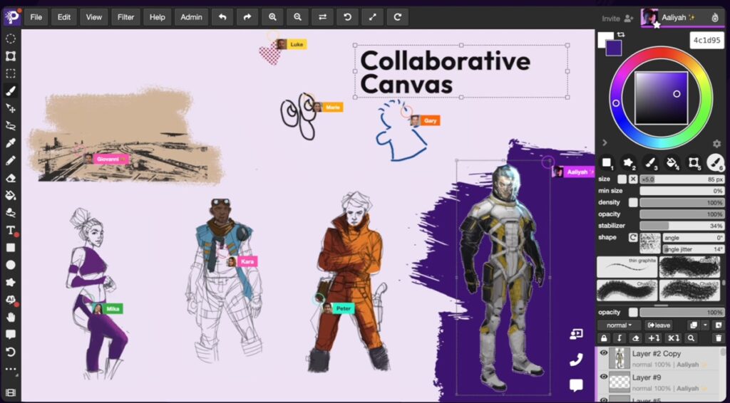 Magma is a collaborative AI-aided art creation and project management tool.