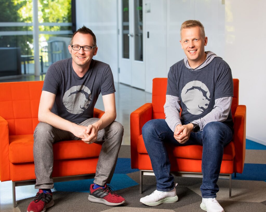Manticore cofounders Jordan Maynard (left) and Frederic Descamps.