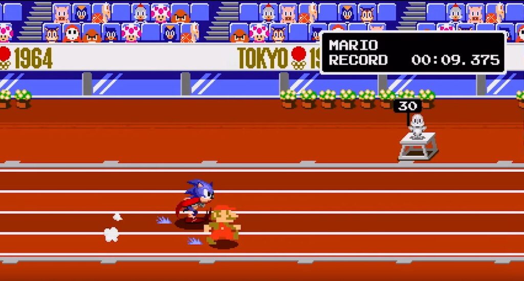 Mario has clearly been doping.