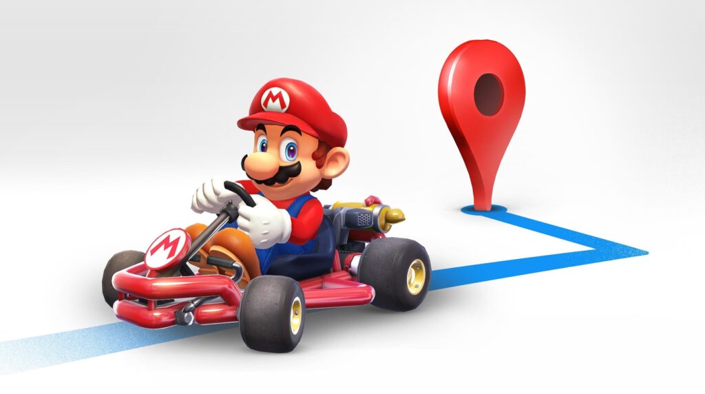 Google Maps marks Mario Day by adding a Super Mario Kart to your navigation