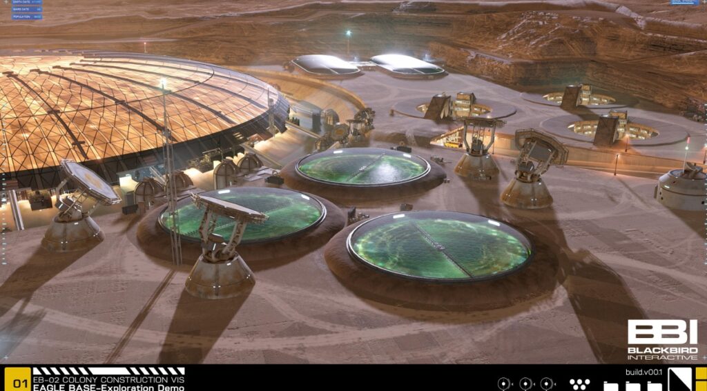 Project Eagle is a vision for a Mars base.