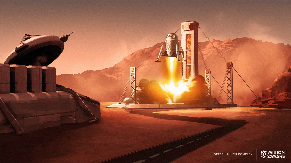 Million on Mars is a blockchain game that simulates a Mars colony.