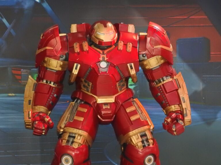 Iron Man character from Marvel: Contest of Champions at ChinaJoy in 2015.