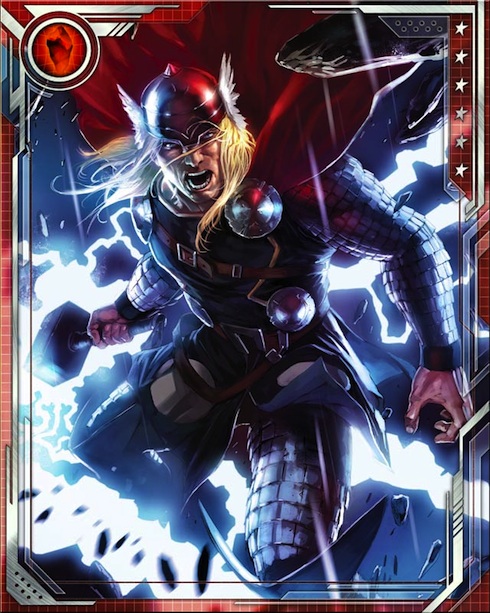 Thor card in Marvel: War of Heroes