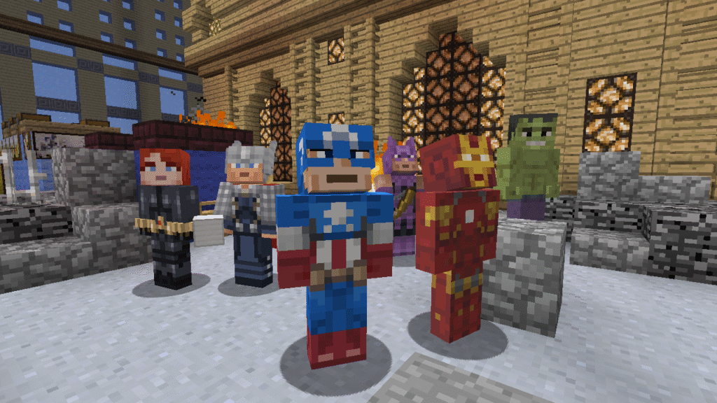 Minecraft Avengers add-on available now for Xbox 360 Edition