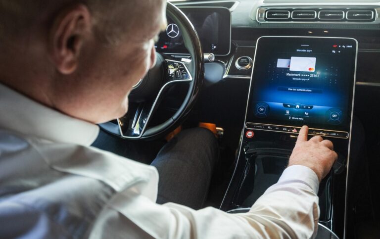 Mastercard has teamed up with Mercedes-Benz on fingerprint sensor tech so you can pay at the gas pump with a finger.