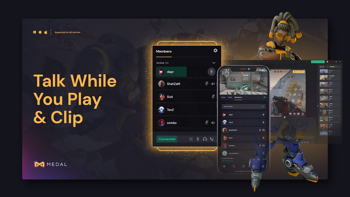 Medal 3.0 lets you talk while you play and clip videos.