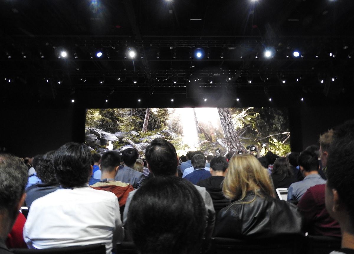 Apple's Metal demo at WWDC 2018.