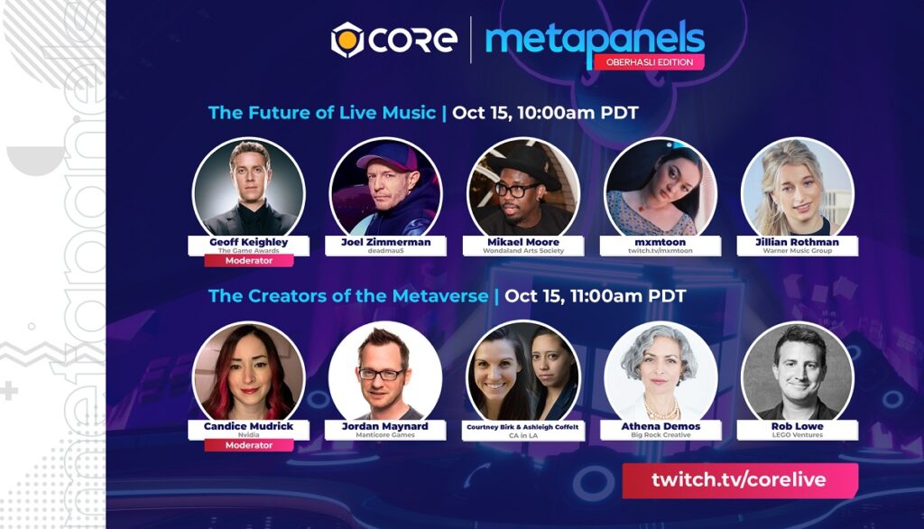 Manticore Games will host music and games metaverse talks in Core