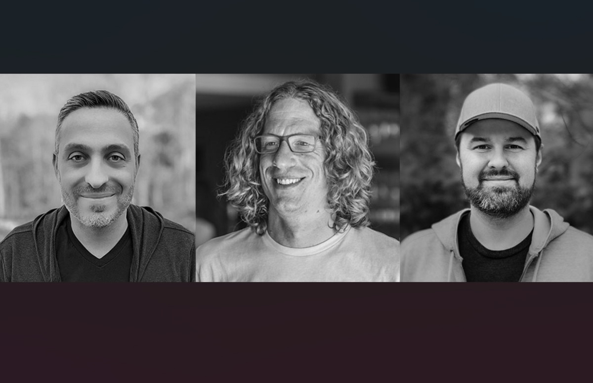 Methodical Games founders (left to right): Frank Gigliotti, Dave Ratti, and Adam Bellefeuil