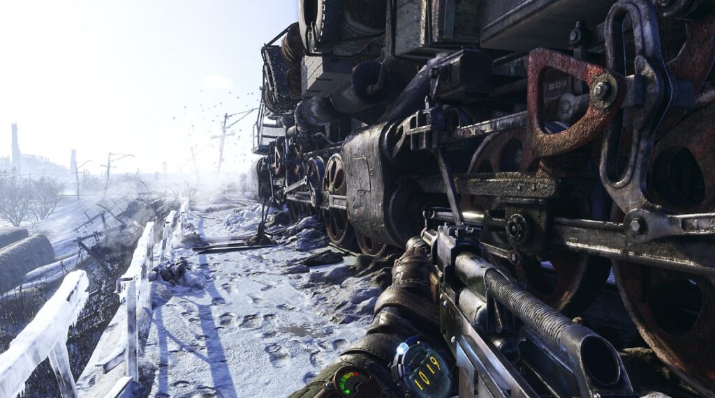 The Aurora train is your ticket to the east in Metro Exodus.