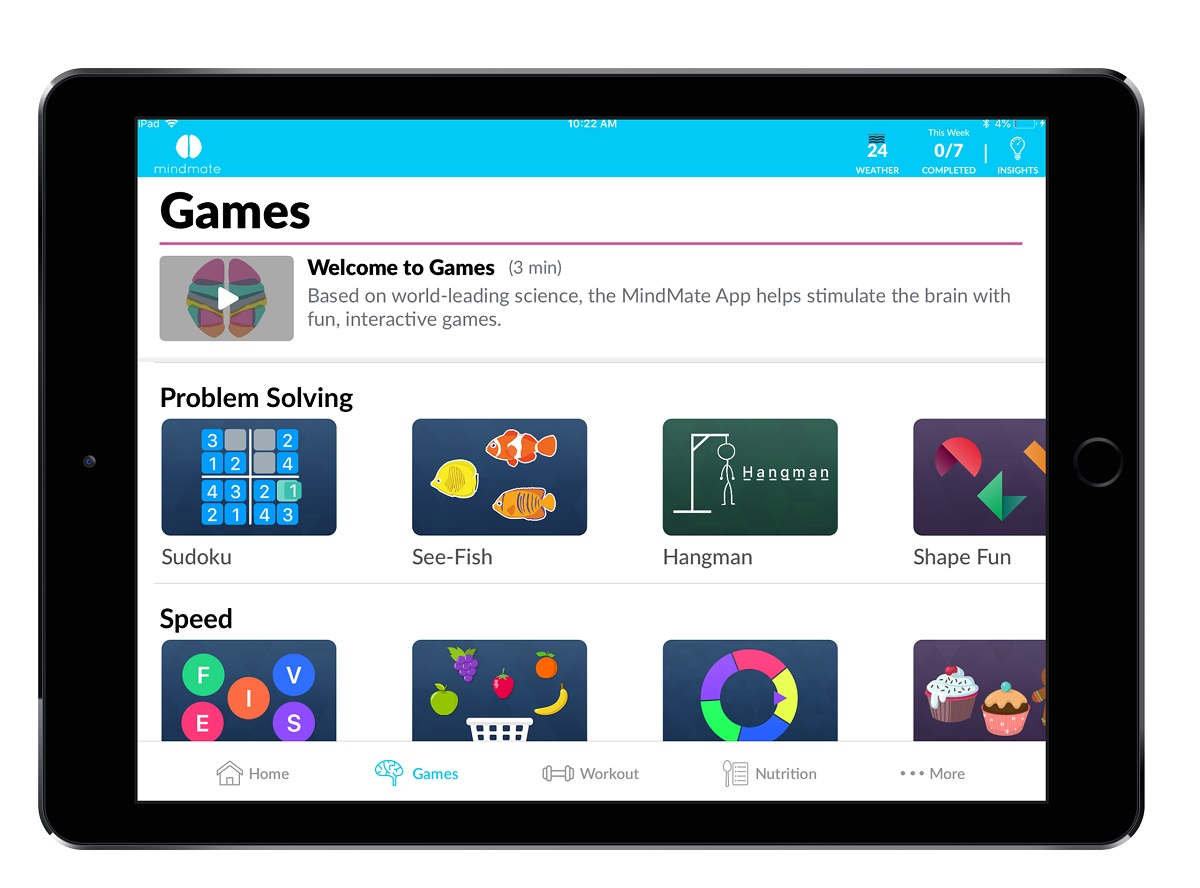 MindMate makes games that help engage older people to keep their mental skills sharp.