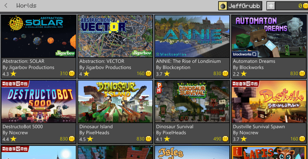 November 2017’s top 10 Minecraft Marketplace creations
