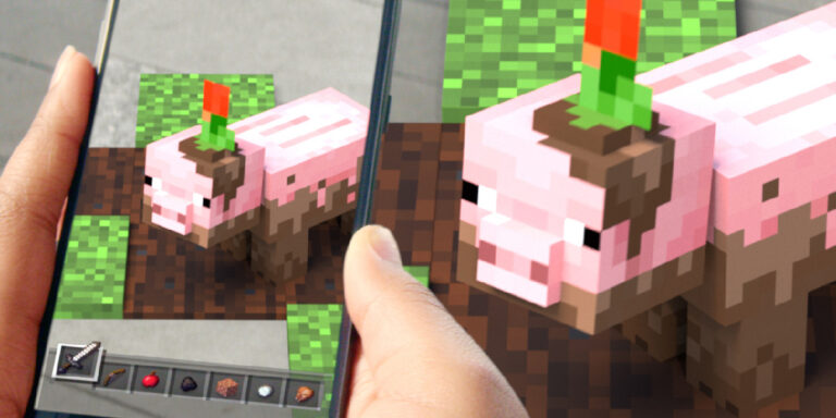 Minecraft Earth brings the block-building gameplay into the real world.