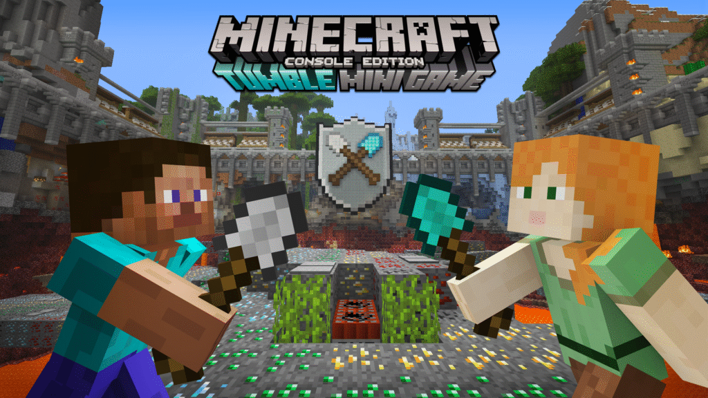 Minecraft gets a deadly minigame on consoles for free