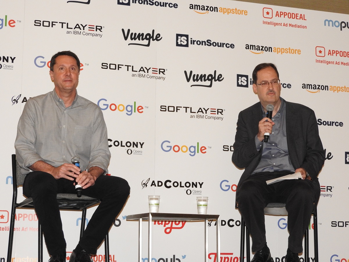 Mitch Lasky and Eric Goldberg at Casual Connect.