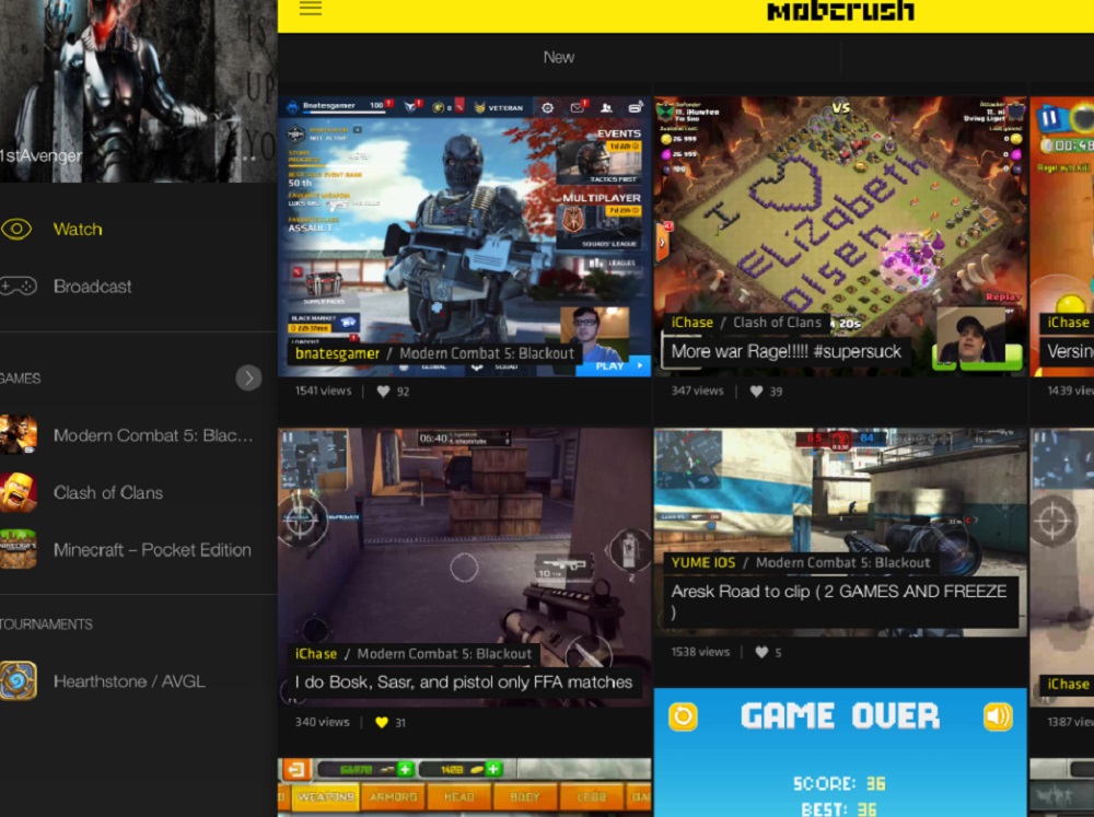 Mobcrush is creating a mobile gameplay livestreaming community.