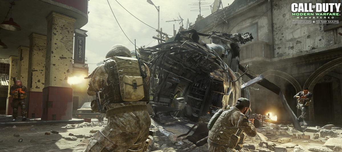 Call of Duty: Modern Warfare Remastered multiplayer combat.