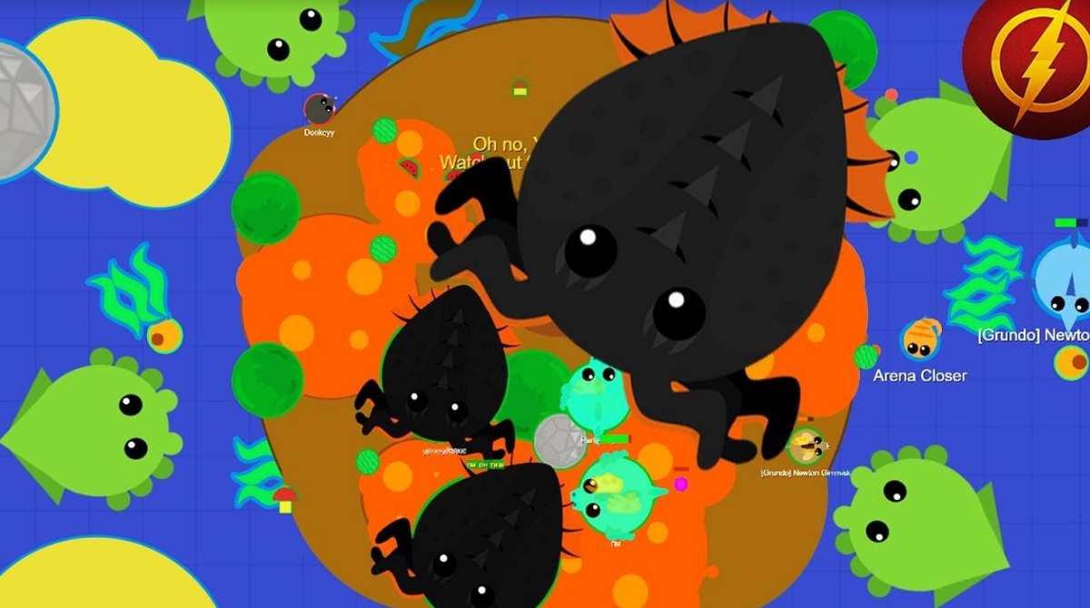 Mope.io is a casual game on both the web and mobile devices.