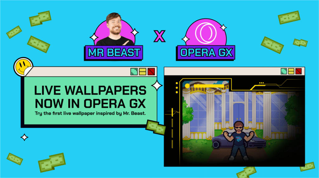 Opera GX and MrBeast launch interactive Live Wallpaper creator partnership