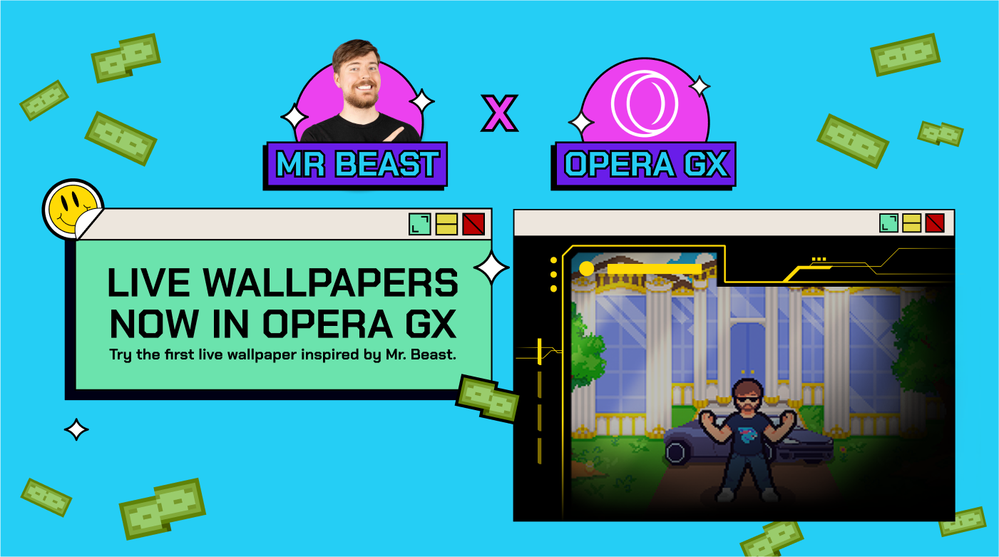Opera GX and MrBeast launch interactive Live Wallpaper creator partnership