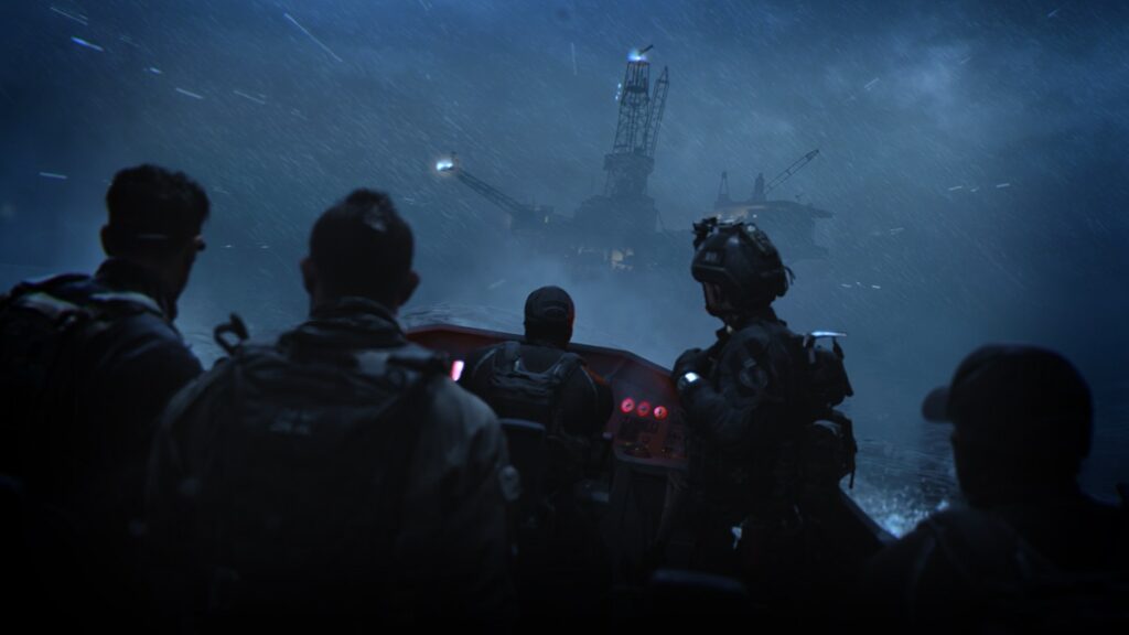 Call of Duty: Modern Warfare II features good water simulations.