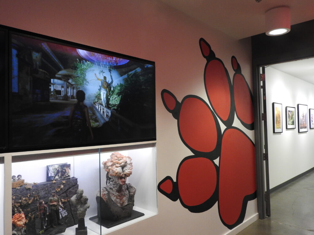 A trip down the memory lane of video games at Naughty Dog’s headquarters