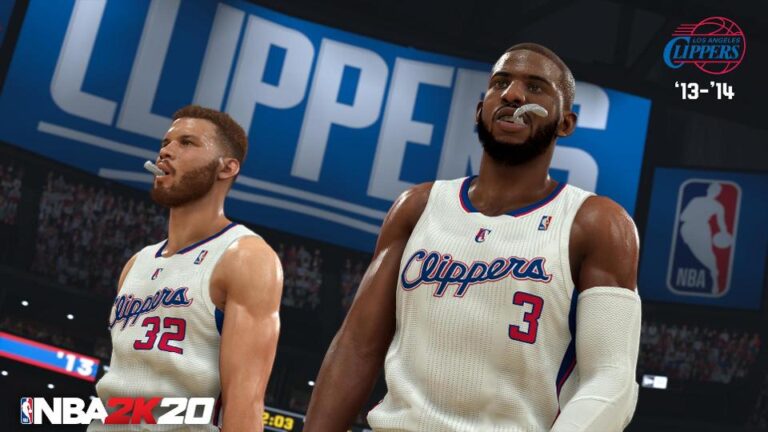 NBA 2K20 in action